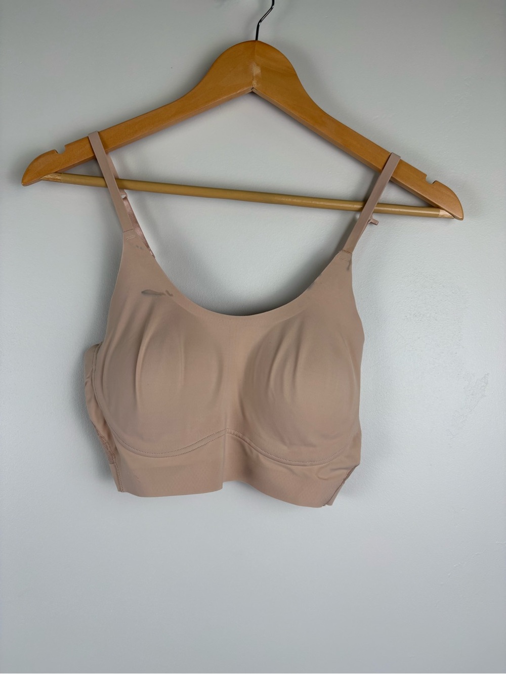 True & Co. Women's True Body Lift Mesh Convertible Bra Size Small Nude